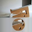 stand5.jpg Elegant Laptop Notebook PC Tablet Desktop Mount Stand Holder for MacBook Air or MacBook Pro