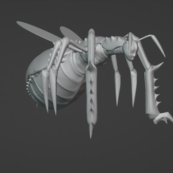 Екранна-снимка-1275.png STL file Yugioh Insect Queen 3d printable model Statue Figure・3D printing design to download