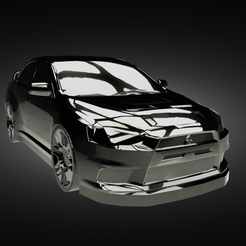 evoX-1.png STL file Mitsubishi Lancer Evo X・3D print design to download, Essence