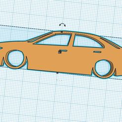 Web-capture_20-11-2023_22544_www.tinkercad.com.jpeg Porte-clés Mazda 6 TS V6 MPS Silhouette