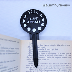 3.png Fichier STL MARQUE-PAGE PHASE DE LUNE・Plan pour impression 3D à télécharger