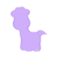back.stl Giraffenbaby-Leuchtkasten