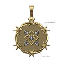 3MF file Diamond Louis Vuitton Pendant 3D print model・3D print design to  download・Cults