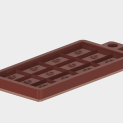 Chocomould.PNG Molde de barra de chocolate simple