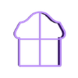 Cortadores Casinha 8x8cm - 1.STL CUTTER HOUSE