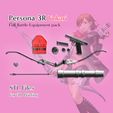Yukari-Pack.jpg Yukari Takeba, Persona 3 Reload Full Cosplay Battle Equipment Pack (S.E.E.S Equipment + Yukari's accesories + Bow + Quiver + Arrow) STL File