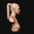 14.jpg Bella Hadid portrait sculpture 3D print model