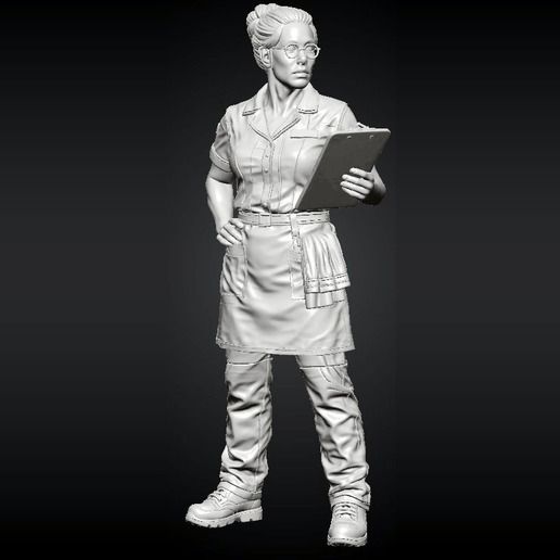 Night Shift Diner - Manager with Clipboard
