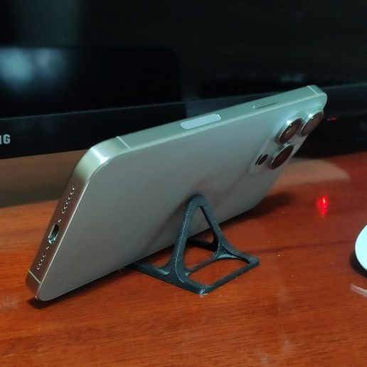 📱 Smartphone Stand Super Optimized・Free STL File for 3D printing・Cults
