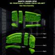 rear__Assembly.jpg STL-Datei Darth Vader - 3D Printable Reveal Helmet・Design für 3D-Drucker zum herunterladen