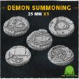 resize-mmf-demon-summoning-4.jpg Demon Summoning (Big Set) - Wargame Bases & Toppers 2.0