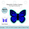 Etsy-Listing-Template-STL.png Butterfly Cookie Cutters & Stencil | STL & SVG Files