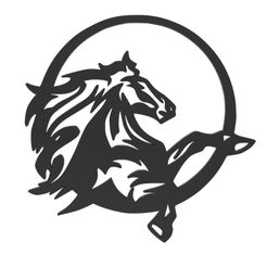 untitled.265.jpg STL-Datei Pferd Logo・3D-druckbares Modell zum Herunterladen