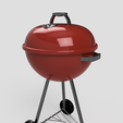 Render2.png Charcoal Grill Barbecue
