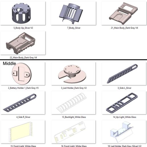 Tricorder_Part_List_1.jpg Star Trek - Part 1 - 11 Printable models - STL - Commercial Use