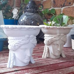 20220819_071718.jpg Datei STL Griechische Göttin Skulptur Pflanzer VALENTINE'S DAY PRESENT・Modell für 3D-Druck zum herunterladen