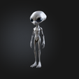4.png Alien gris Zeta Reticuli - Modèle 3D pour impression