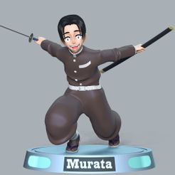 1.jpg Fichier 3D Demon Slayer - Murata Fanart・Design à télécharger et à imprimer en 3D
