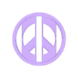 peacesign3.5cm.stl Peace sign cutter set - made for polymer clay