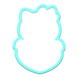 1.png Valentines Heart Kitty Cookie Cutters | STL File