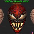 001.jpg Venom Carnage mask - Venom 2021 - Marvel comics Cosplay 3D print model