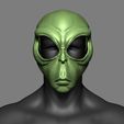 Alien_mask_print_3d_001.jpg Alien Mask Cosplay STL File