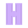 H.stl Schriftzug Hamburg