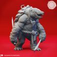 a06a7496-46d2-488b-9fc9-dd5b8d5a09c7.jpg Dual Sword Tortle - Tabletop Miniature