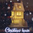Christmas-House-Saxf.jpg Christmas house village 3D printed Christmas
