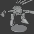 MAC14SpreadParts.jpg Robotech RPG Tactics Destroid Monster MACII 4 pose Macross