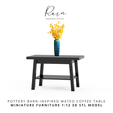 Pottery-Barn-Inspired-Mateo-Coffee-Table-Miniature-2.png Pottery Barn-inspired Mateo Rectangular Coffee Table, Miniature Table, Miniature Coffee Table, Pottery Barn Miniature