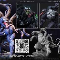 PatreonVenom01.jpg 3D-Datei Venom・3D-druckbares Design zum Herunterladen
