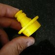 P1090364.JPG Fichier STL gratuit conector 1 inch water pump - conector 1 polegada, bomba de água・Objet à télécharger et à imprimer en 3D