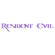 LOGO.stl Letters and Numbers RESIDENT EVIL | Logo