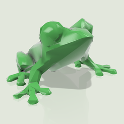 Untitled.png Low poly frog