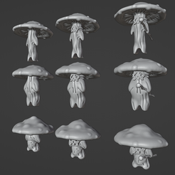 shroomspreview.png 3D file Shroomlings・3D printing model to download