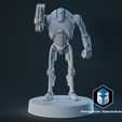 Pose-7-White.jpg 1:48 Scale Battle Droid Army - B2 Class - 3D Print Files