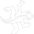 MC_Escher_single_lizard_tile_display_large_display_large.jpg Escher-Style Tessellating Lizard /