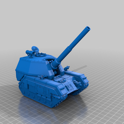 0_Closed_Top_Field_Artillery_V2_Assembled.png Free STL file Self-Propelled Artillery (Basilisk-like Proxy)・3D printing model to download