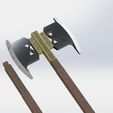 preview.JPG Gimli battle-axe-Lord Of The Rings-LOTR ready 3d print model
