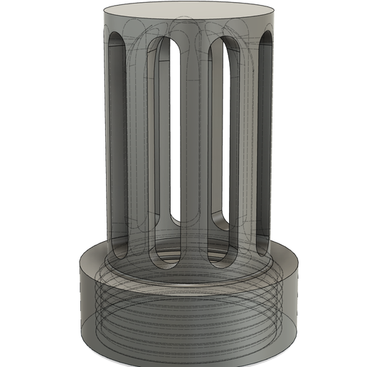 Basic filter adaptor for using Lay-Z-Spa filters on your CleverSpa - 3D model önizlemesi