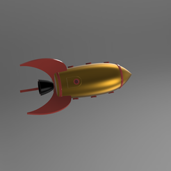 Cohete-v5.png STL file Toy rocket or decoration・3D printing idea to download