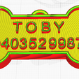 Toby-Example.png Pet Tag Pet Sign- Customizable (Includes instructions)