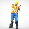 N1_C.2-Copy.jpg N1 Construction Worker 1 64 Miniature With Shovel and Metal pole
