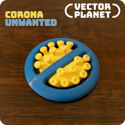 NOCO_make_1.png Fichier STL gratuit Corona indésirable・Plan pour impression 3D à télécharger