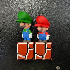 photo_2023-04-25_17-01-13-2.jpg OBJ file Mario and Luigi - Super Mario Bros・3D printer model to download