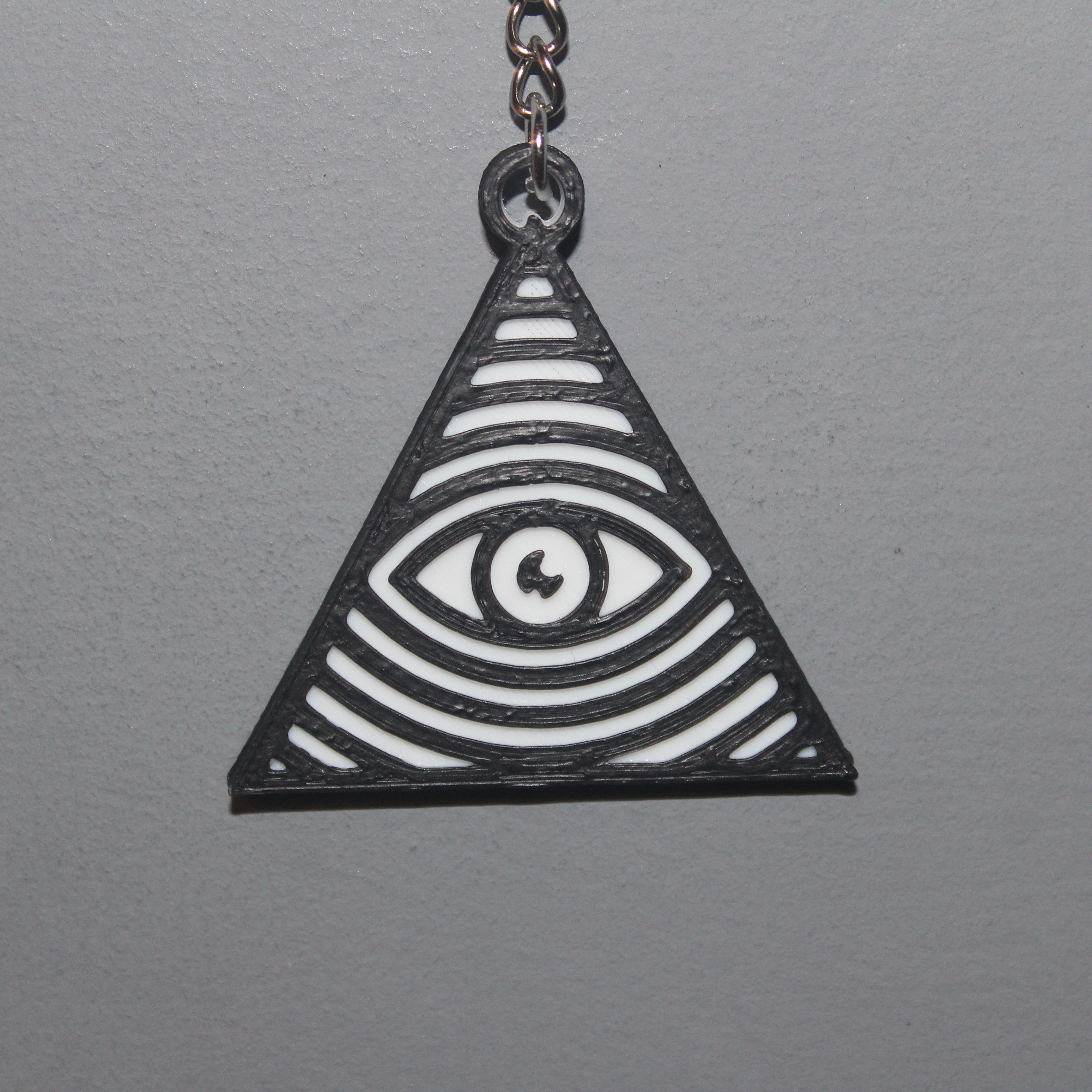 STL file 5 Keychains Area 51 X illuminati・3D print object to download・Cults