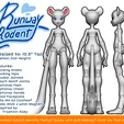 il_1588xN.4668785548_niqk.webp [Ball Jointed Doll] Runway Rodent BJD - (For FDM and SLA Printing)