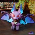 4.jpg STL file BAT, ARTICULATED TOY, CUTE-FLEXI・Model to download and 3D print