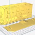 STL Pieces.JPG STL file PREMIUM N-Scale Building #1・3D printer design to download